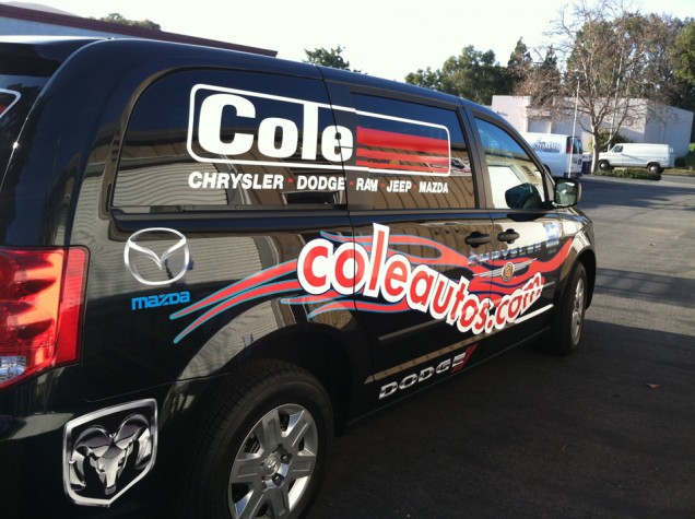 Van Lettering for Cole Chrysler