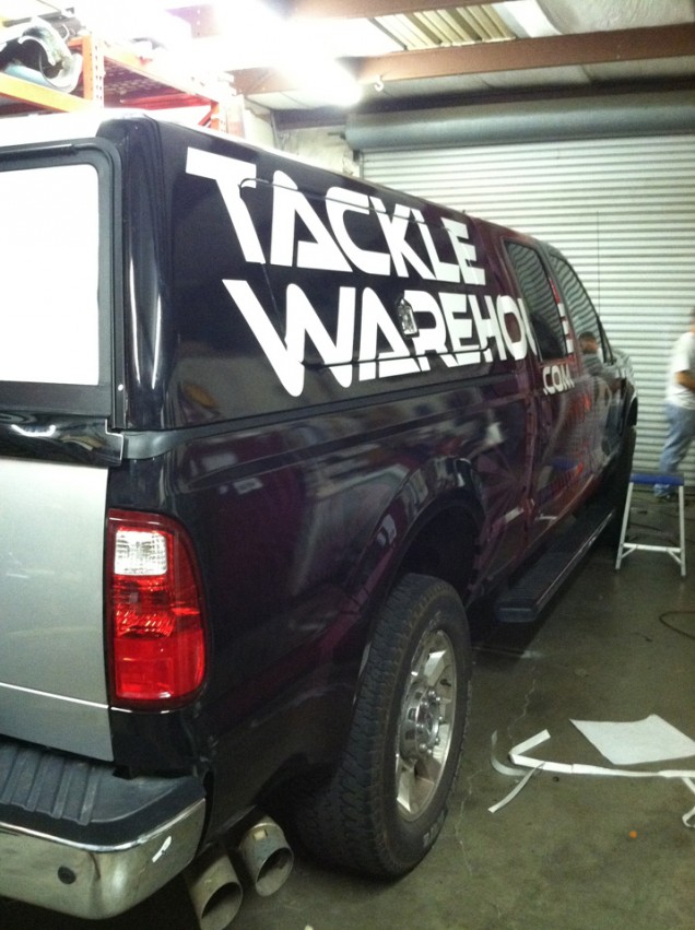 Truck Wrap for Tackle Warehouse