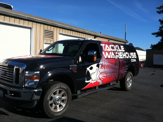 Truck Wrap for Tackle Warehouse