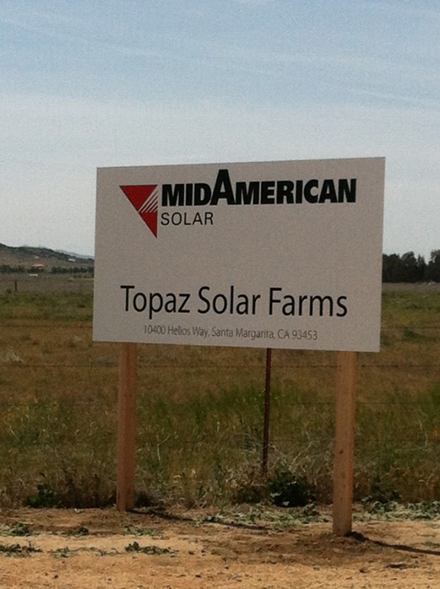On Premise Signs for Mid American Solar