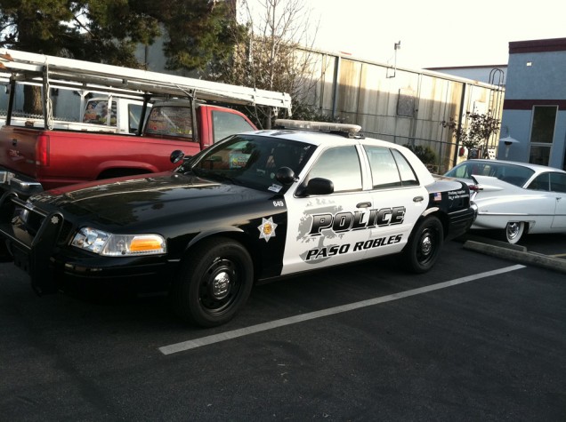 Police Vehicle Lettering for Paso Robles