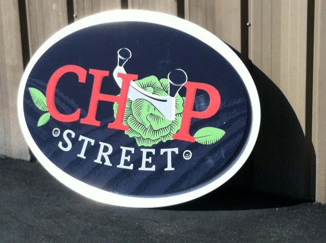 Restaurant Building Signs for Chop St.