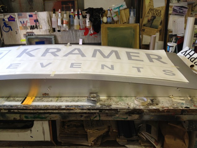 On Premise Building Sign for Kramer Events