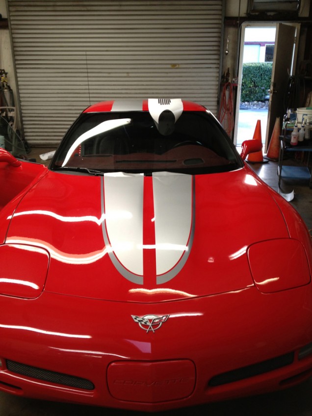 Racing Stripes for a 2003 50th Anniversary Corvette
