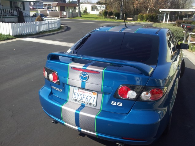 Mazda 6 Racing Stripes