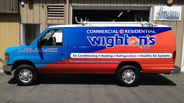 Van Vehicle Wrap for Wighton's