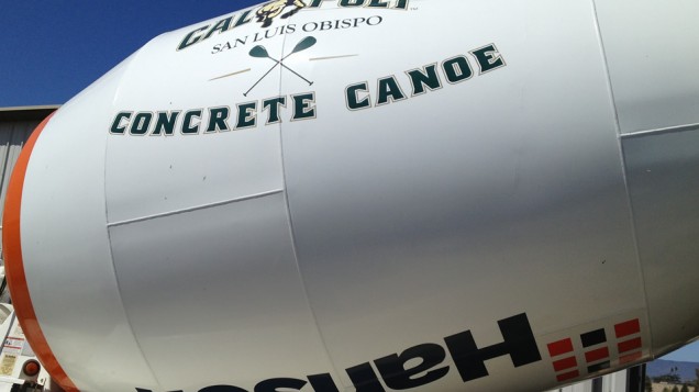 Cal Poly Truck Lettering for Hanson Aggregates