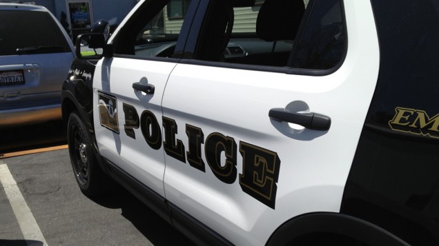 Vehicle Lettering for SLO Police Department