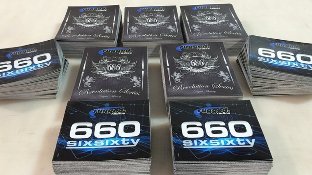 Die Cut Stickers for Rugged Radios