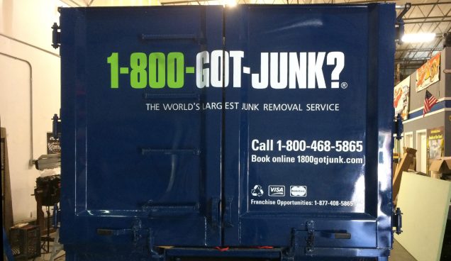 1 800 Got Junk Truck Lettering