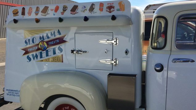Ice Cream Truck Vehicle Graphics, Lettering, and Hand Painted