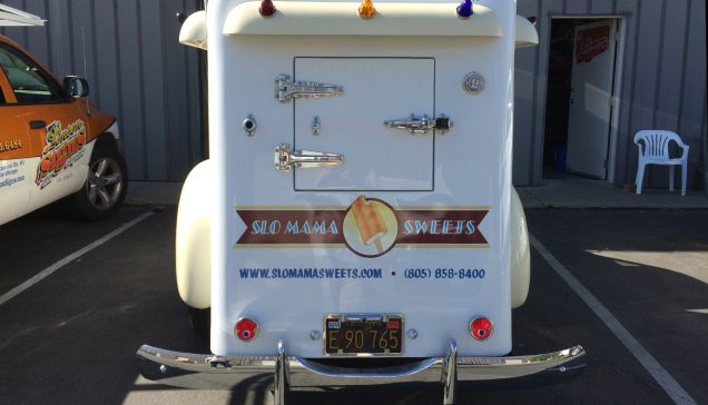 Ice Cream Truck Vehicle Graphics, Lettering, and Hand Painted