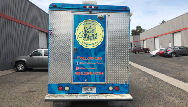 Food Truck Wrap for Haute Skillet