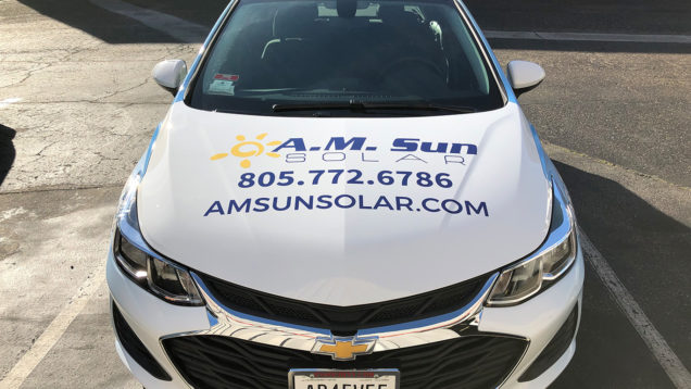 AM Sun Solar Vehicle Wraps