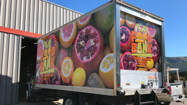Food Bank Truck Wrap